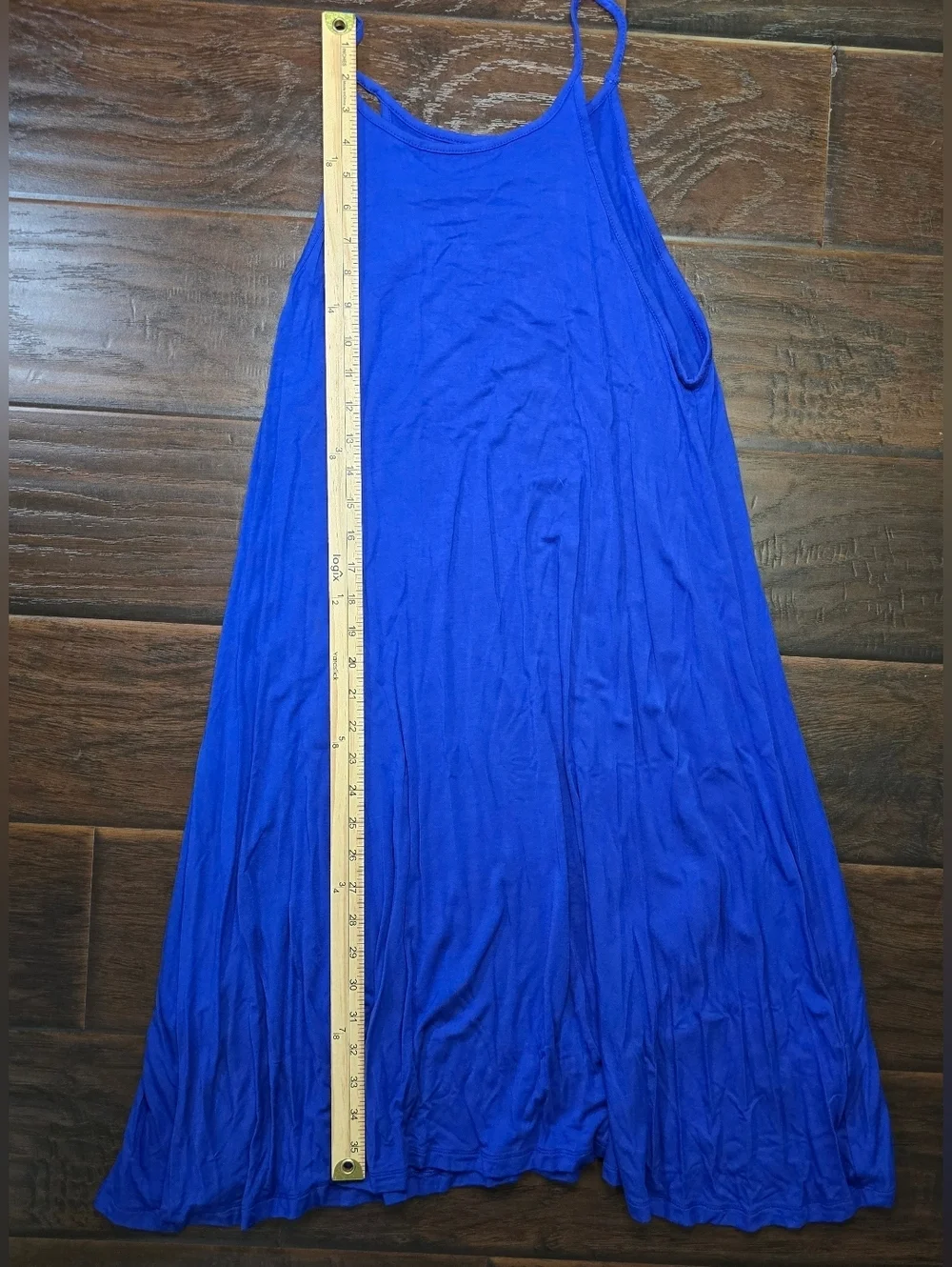 Old Navy Womens Blue Spaghetti Strap Tank Maxi Dress Large